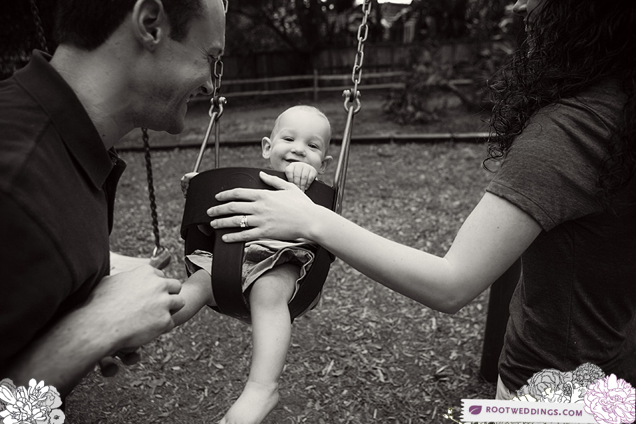 Root Photography Windermere Florida Family Session baby swing