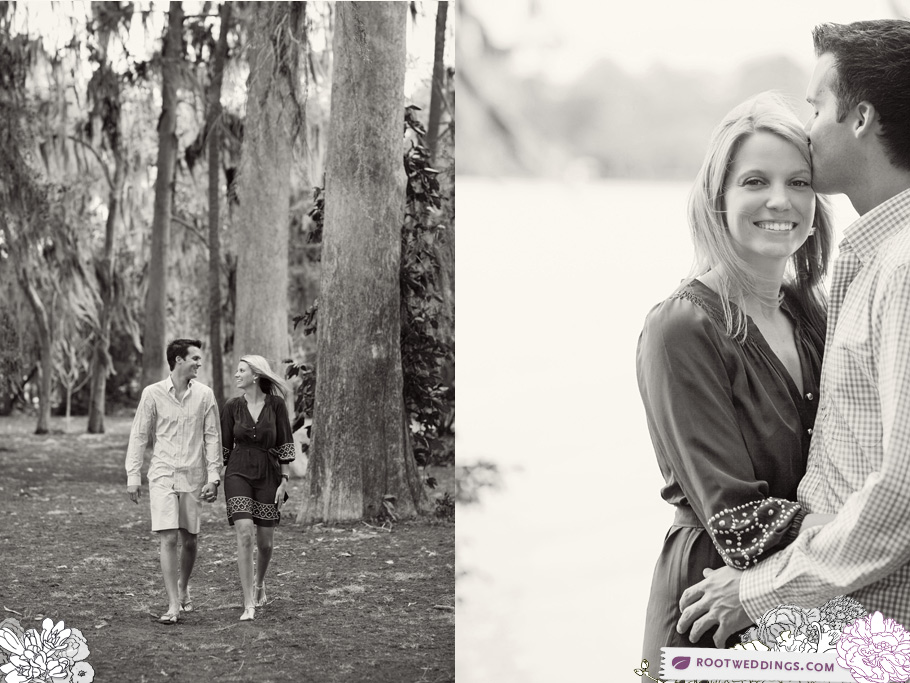 Root Photography - Winter Park, Florida Engagement Session Kraft Azalia Park