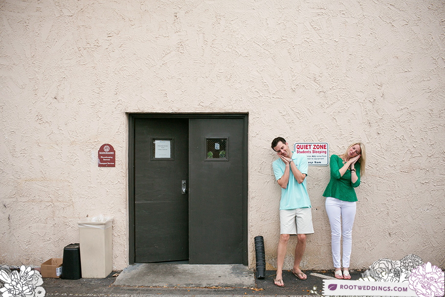 Root Photography - Winter Park, Florida Engagement Session Rollins College