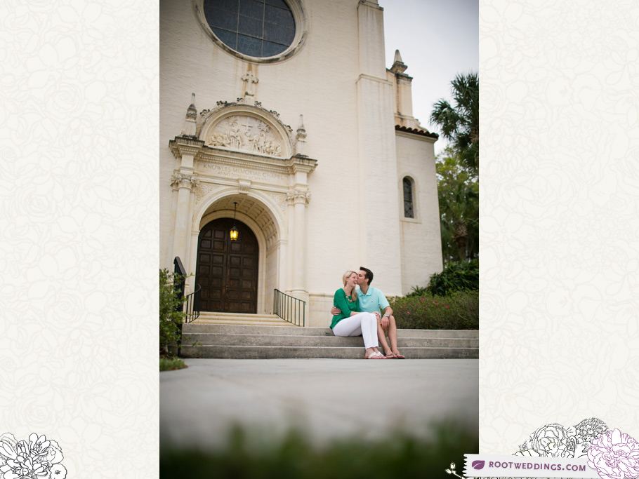 Root Photography - Winter Park, Florida Engagement Session Rollins College