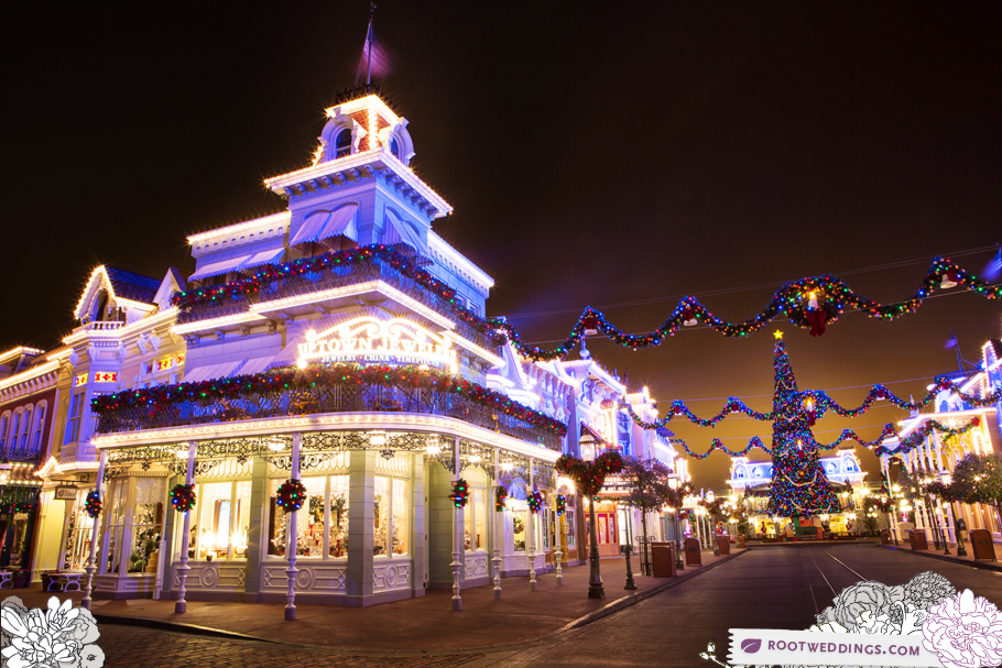 Walt Disney World at Christmas - Uptown Jewelers on Main Street