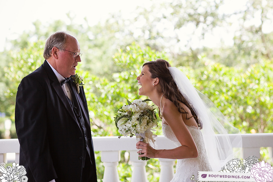 Daddy Daughter Wedding Day First Look