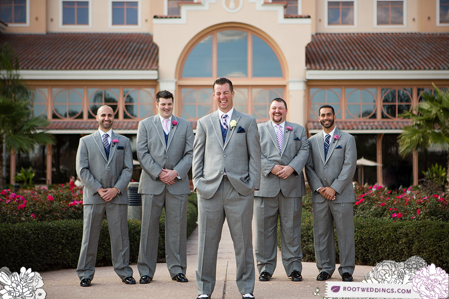 Groomsmen Orlando Rosen Shingle Creek Wedding