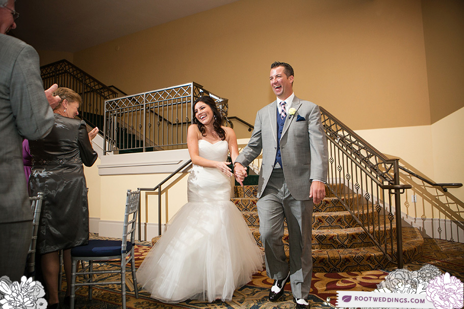 Bride + Groom grand entrance