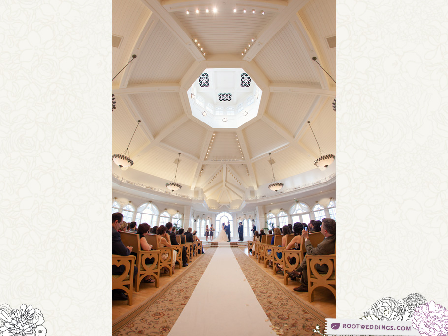 Walt Disney World Grand Floridian Wedding Pavilion Ceremony