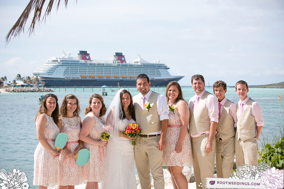 Disney Cruise Line Castaway Cay Wedding
