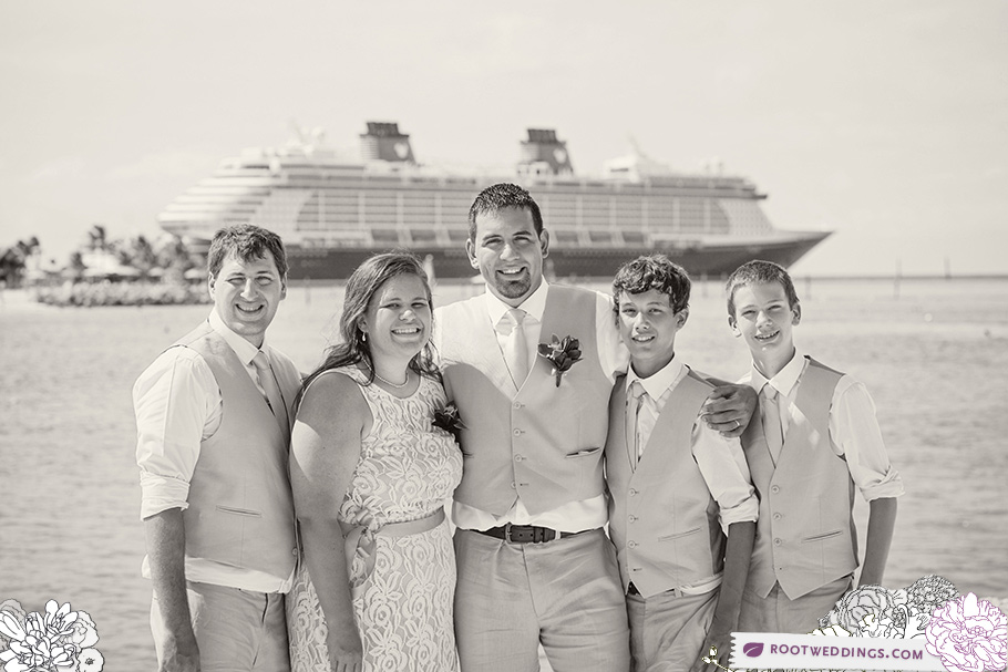 Disney Cruise Line Castaway Cay Wedding