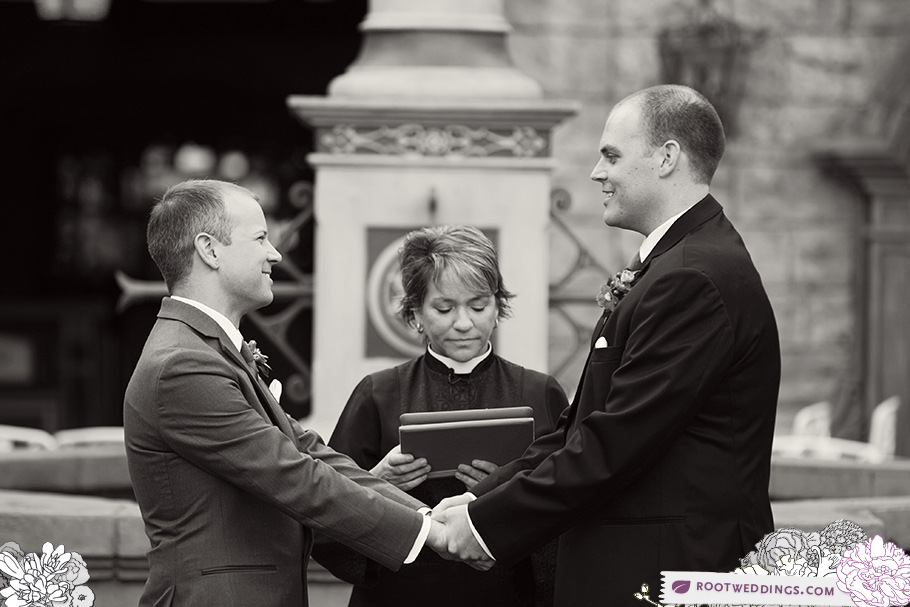 Walt Disney World Same Sex Gay Wedding at Epcot's Germany Pavilion