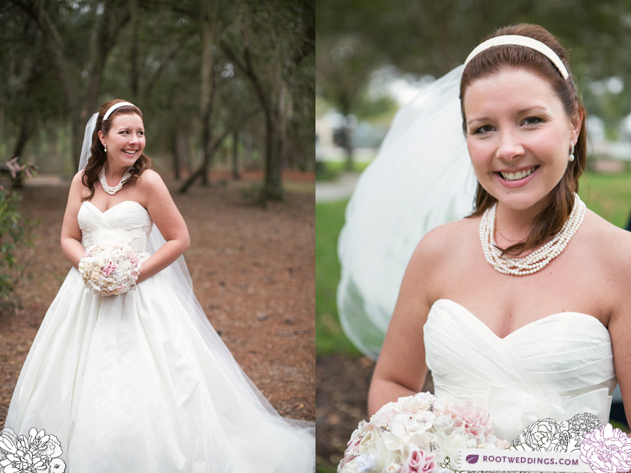 Harmony Golf Preserve Wedding in Kissimmee Florida Bride in a Headband