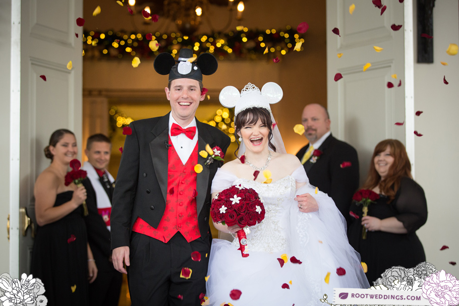 Disney Epcot American Pavilion Wedding