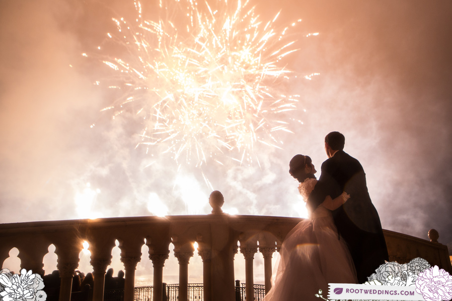 Epcot Illuminations Dessert Party Wedding