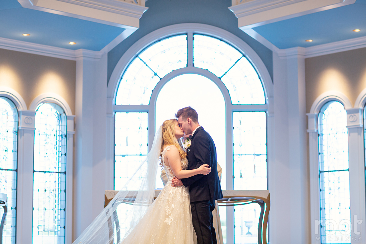 Wedding ceremony at Disney's Wedding Pavilion