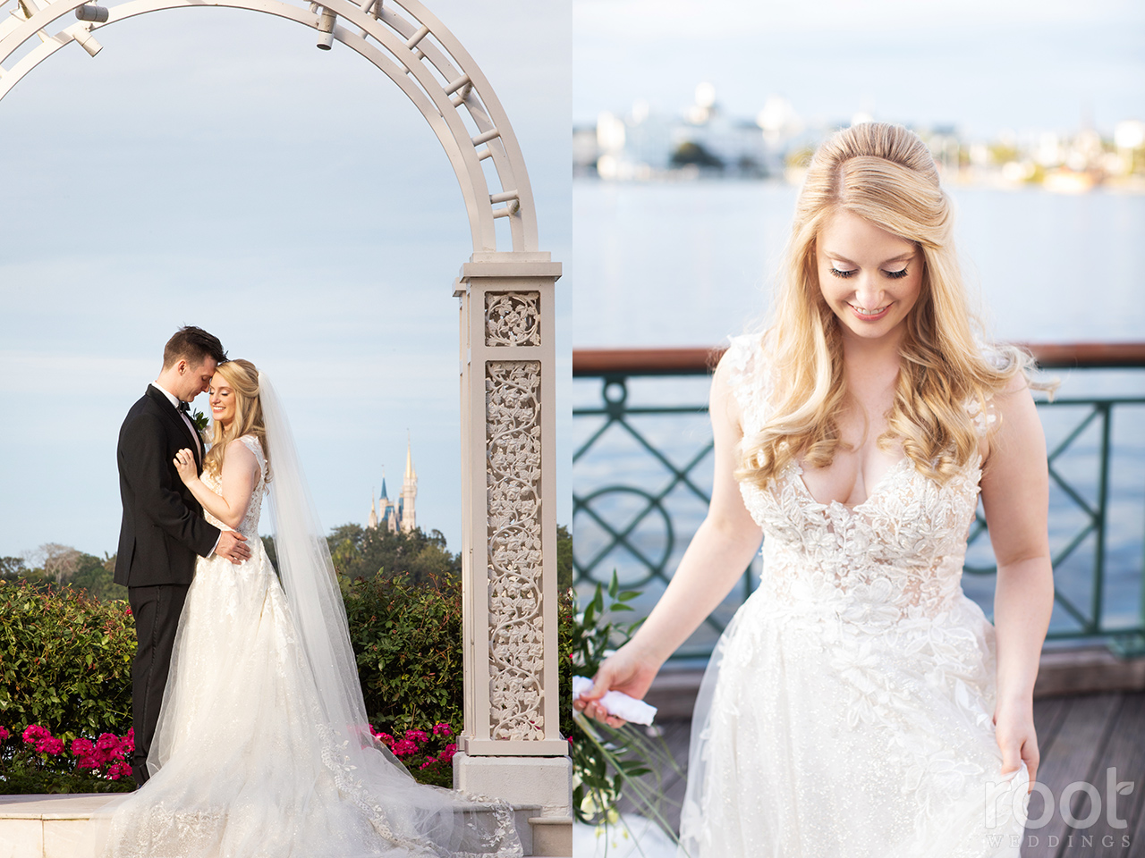 Wedding ceremony at Disney's Wedding Pavilion