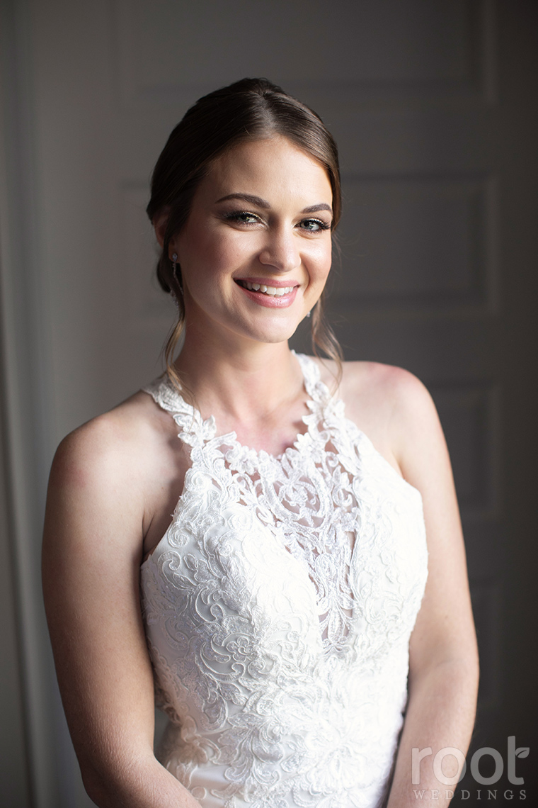 Bride getting ready at Bella Collina