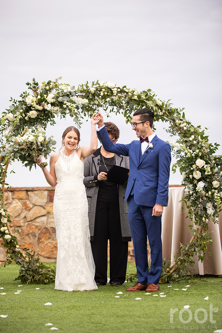 Wedding ceremony at Bella Collina Blush by Brandee Gaar