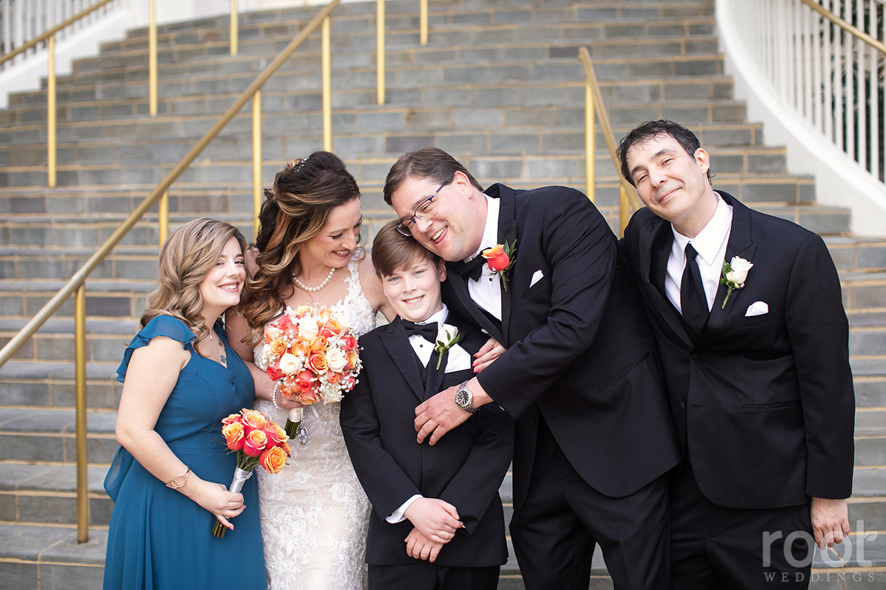 Wedding party at Disney World