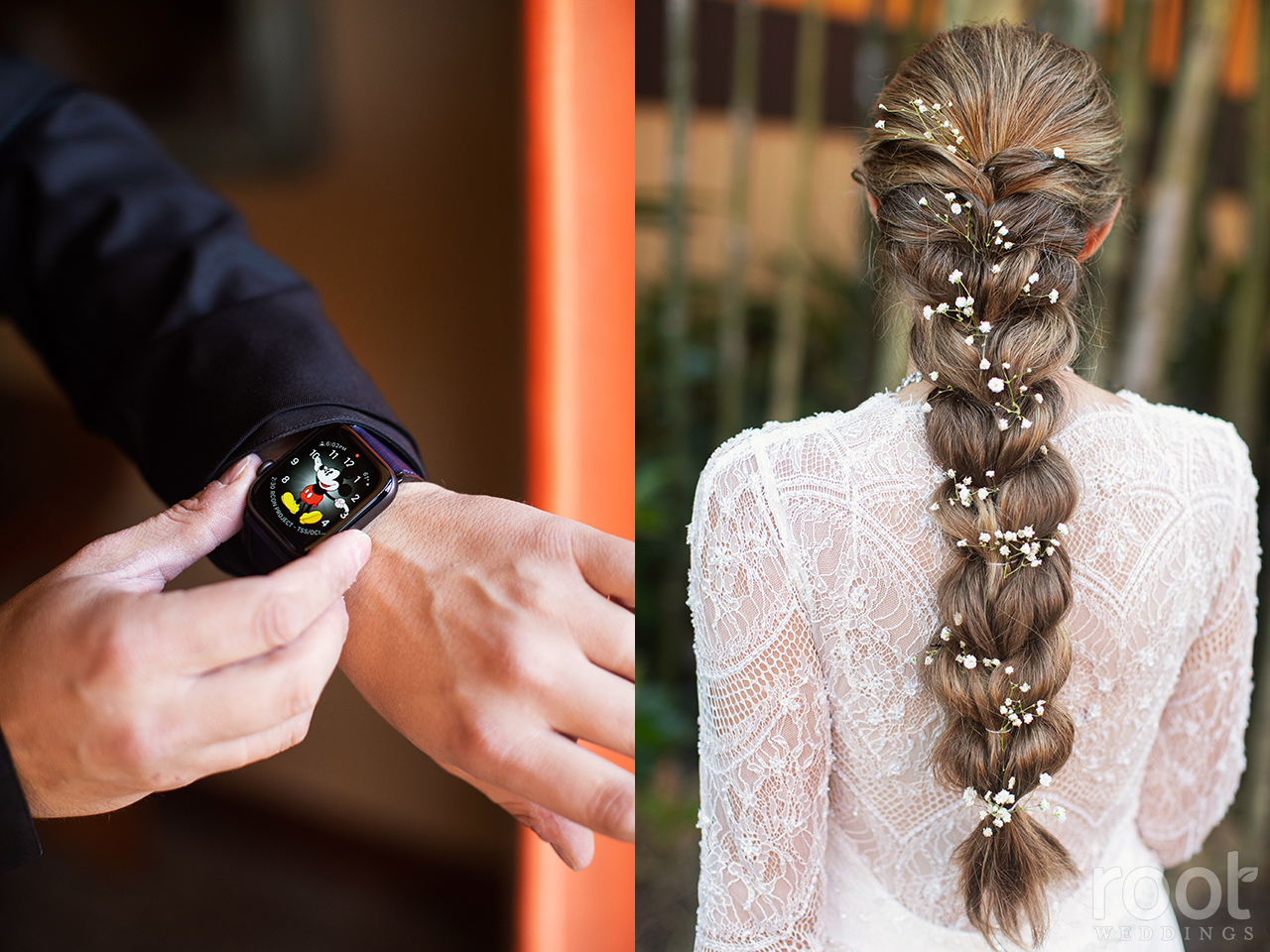 Rapunzel braid wedding hair