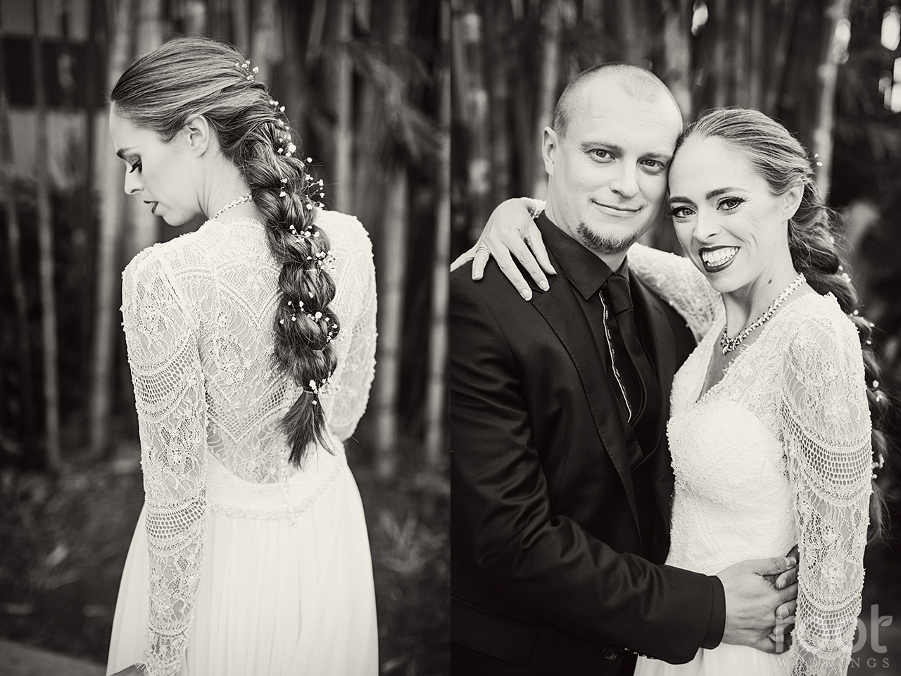 Rapunzel braid wedding hair