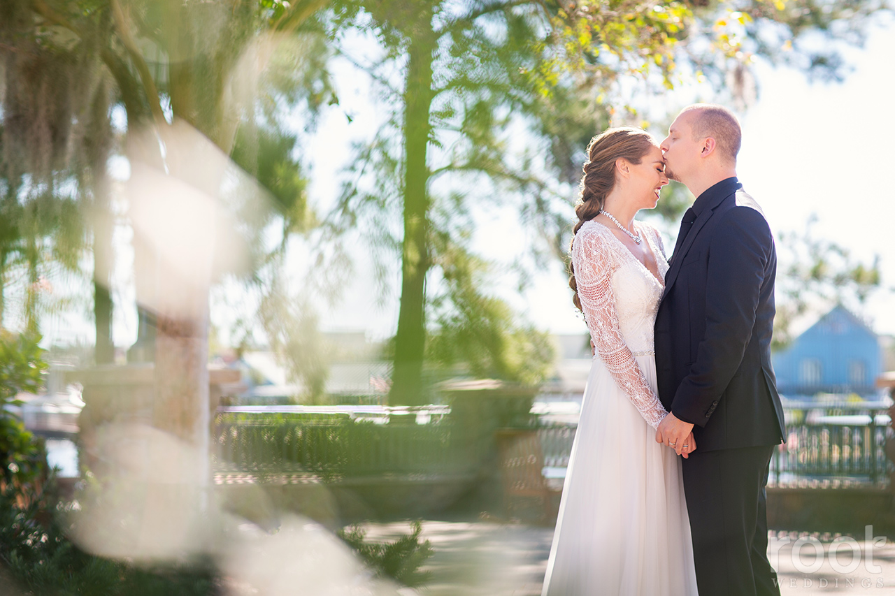 Congress Park wedding photos at Disney's Sarasota Springs 